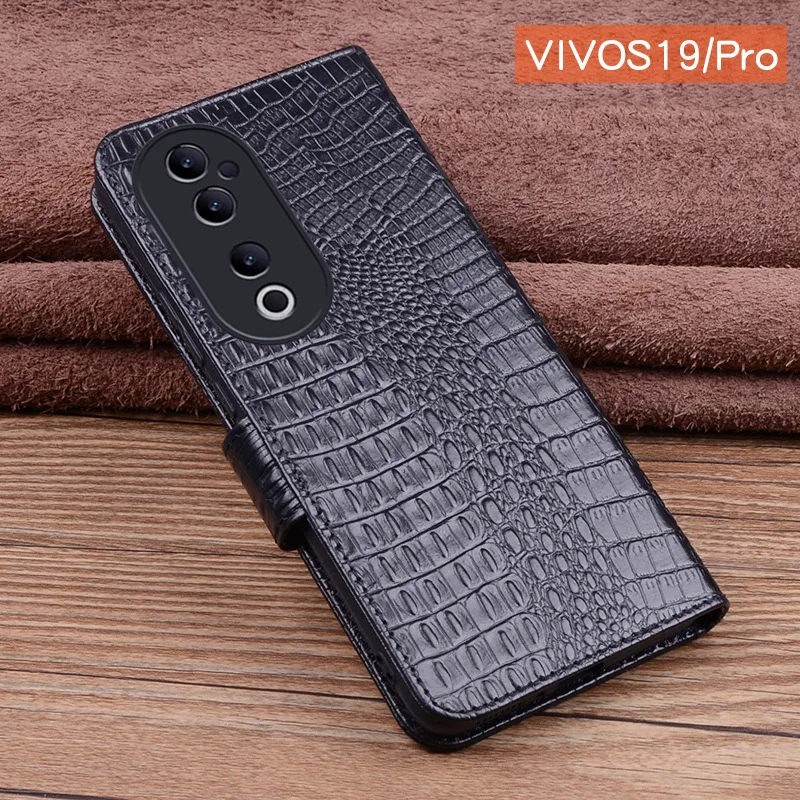 Роскошный чехол-кошелек Wobiloo из натуральной кожи деловые Чехлы для телефона Vivo S19