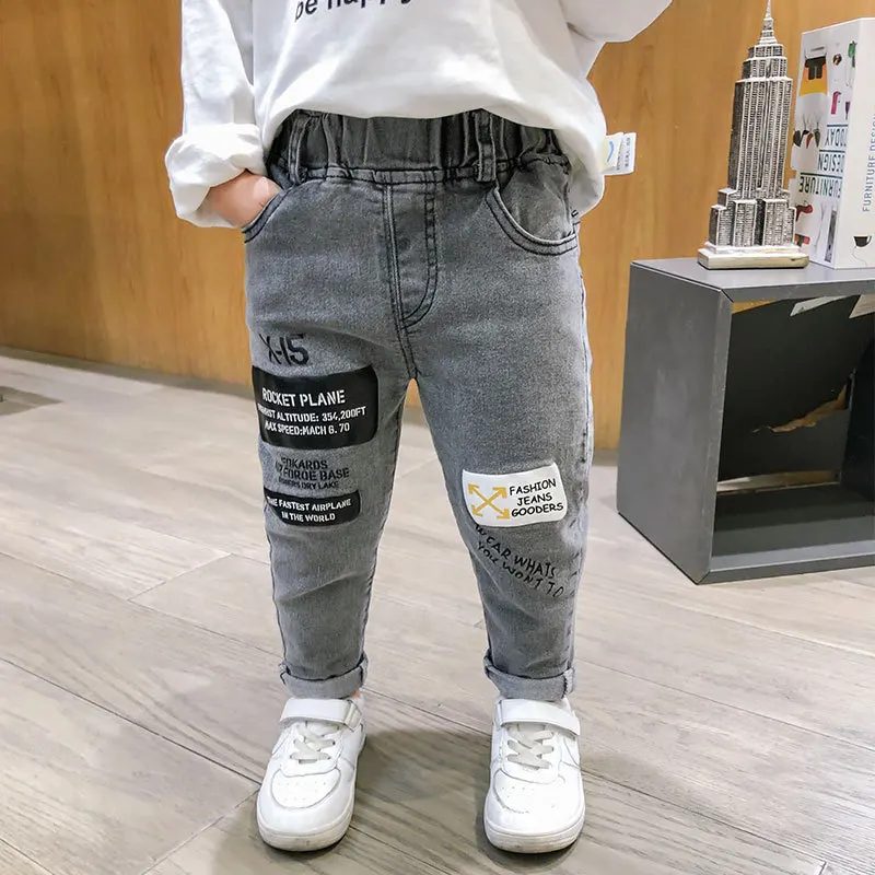 

Kids Boys Jeans Fashion Clothes Classic Pants Denim Clothing Children Baby Boy Casual Bowboy Long Trousers 1-6Years