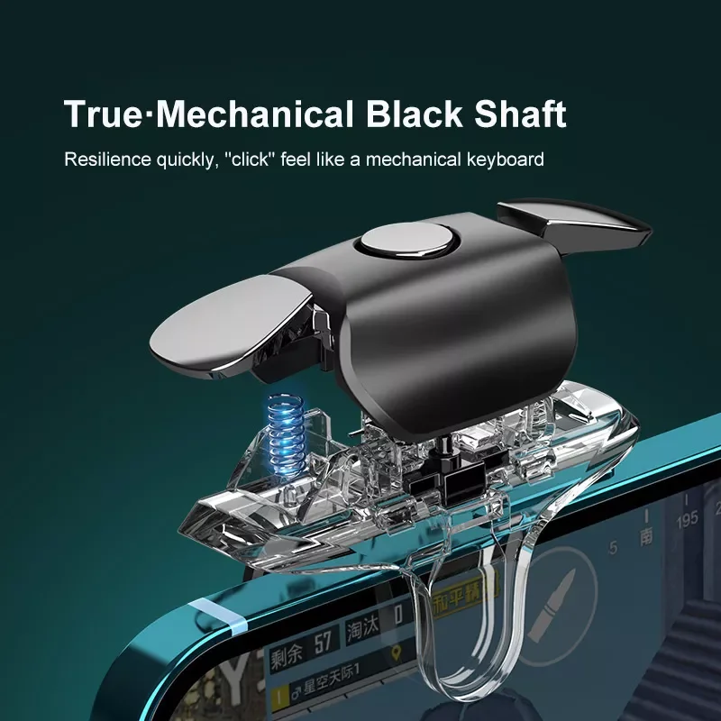 

2023NEW New Mobile Gamepa Controller Gamepad ABS L1R1 Keypads Phone Joystick Sensitive Shoot And Aim Triggers Mobile Controller