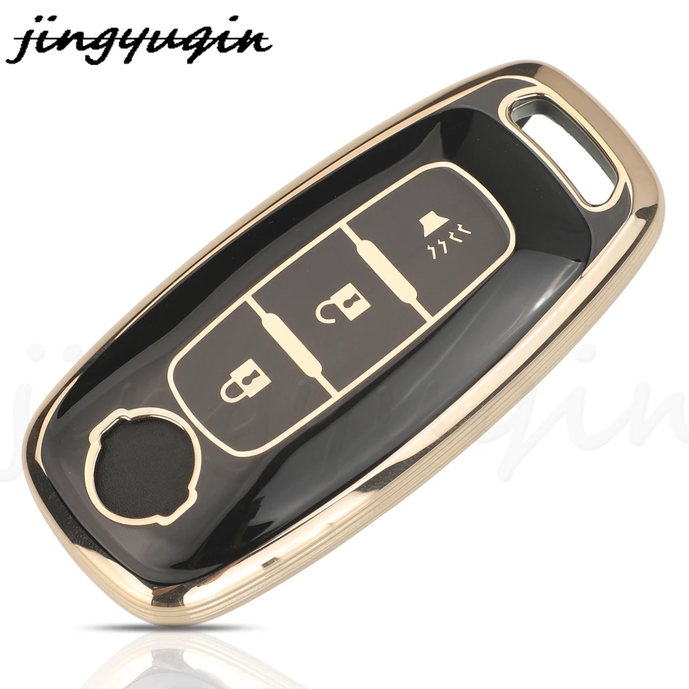 Фото Чехол для автомобильного ключа JYQ из ТПУ для Nissan X-trail T33 Kicks Qashqai J12 Juke Teana Altima Ariya 2023 2024, защитный чехол, аксессуары №3