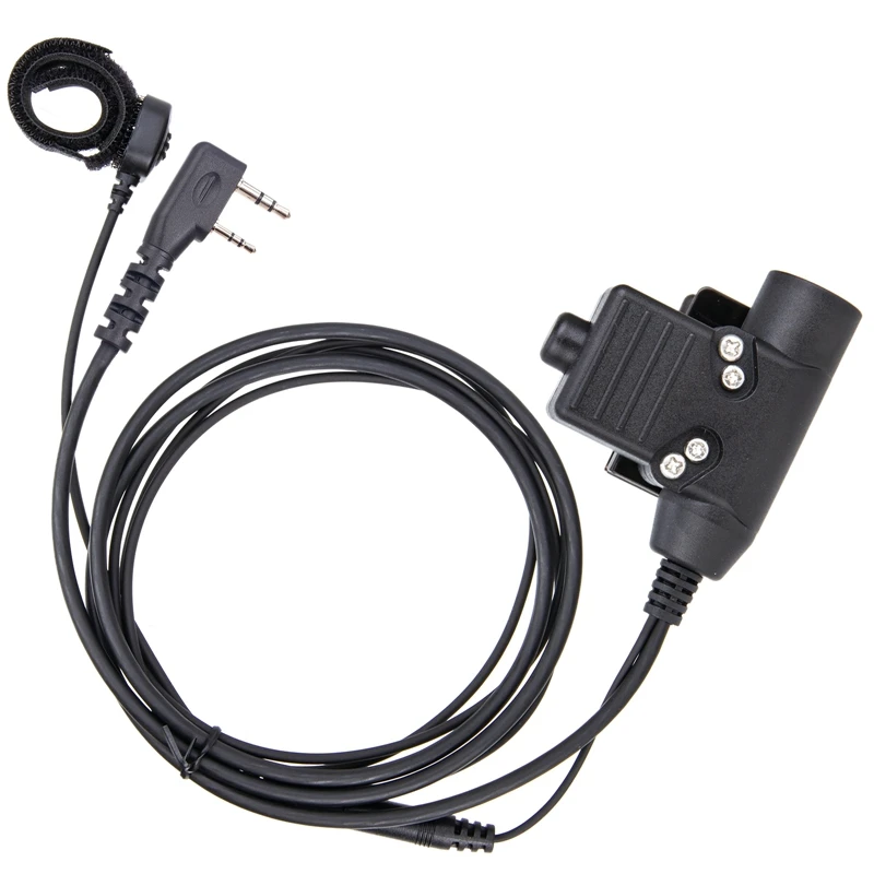 

Hot-For Baofeng UV-5R/888S KD-C1 Headphone U94 Finger Microphone PTT