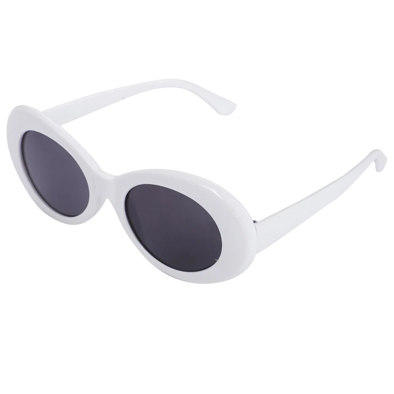 

3X винтажные Овальные Солнцезащитные очки женские ретро солнцезащитные очки мужские модные женские мужские очки UV400 Солнцезащитные очки белые S17022