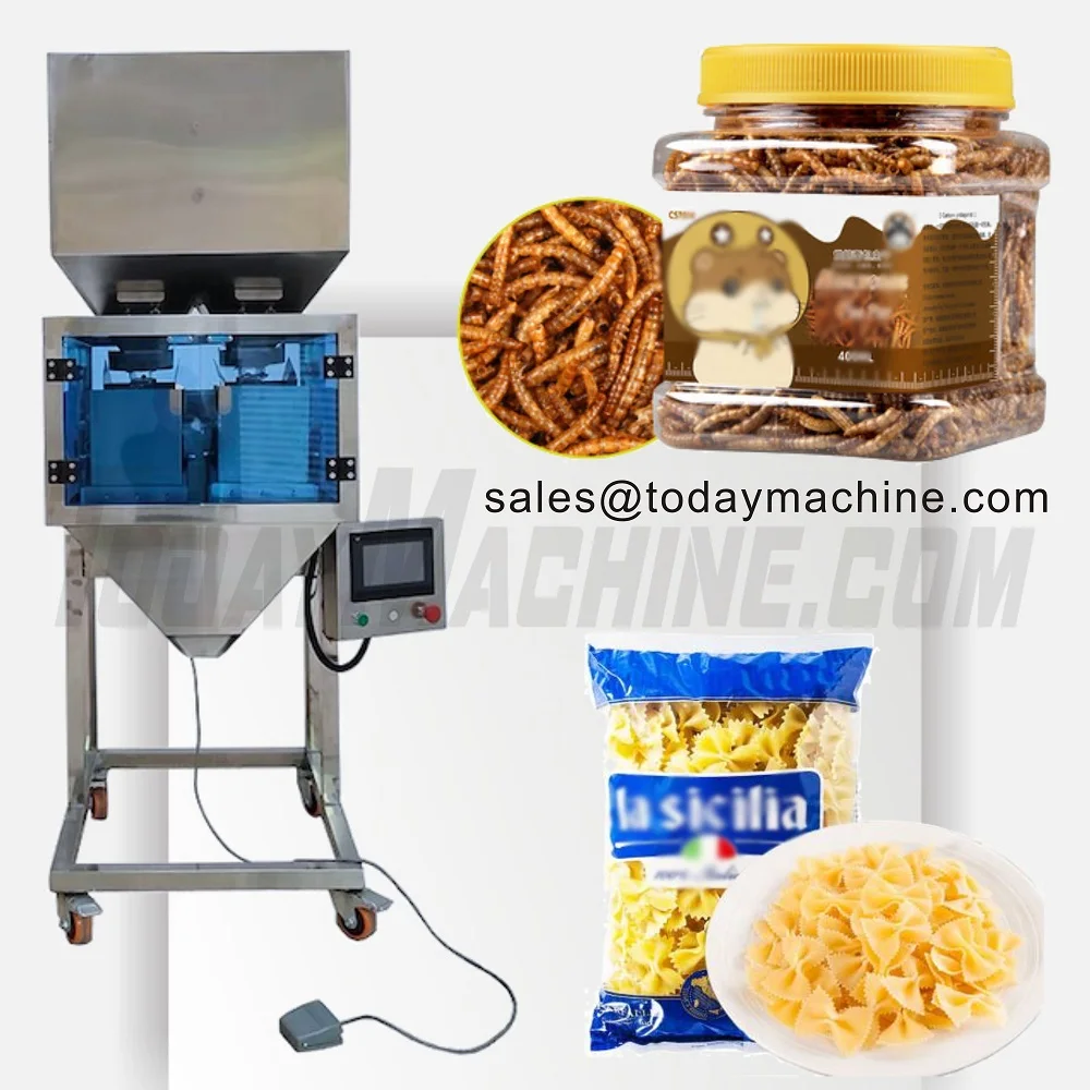 

Semi-Automatic 4 Head Liner Weigher sunflower vegetable agricultural seeds cashew nuts rice linear weighing filling machine