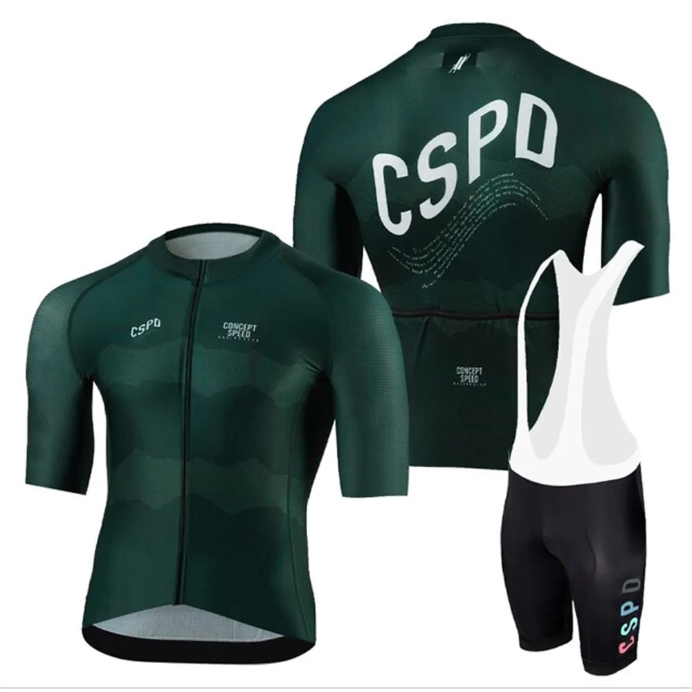

CONCEPT SPEED CSPD Summer Cycling Jersey Set Men Bike Short Sleeve Uniform Road Bicycle Maillot Ropa De Ciclismo Mtb Clothing
