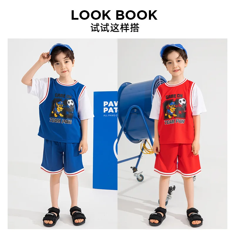 

Детская футболка с коротким рукавом и принтом «Щенячий патруль»