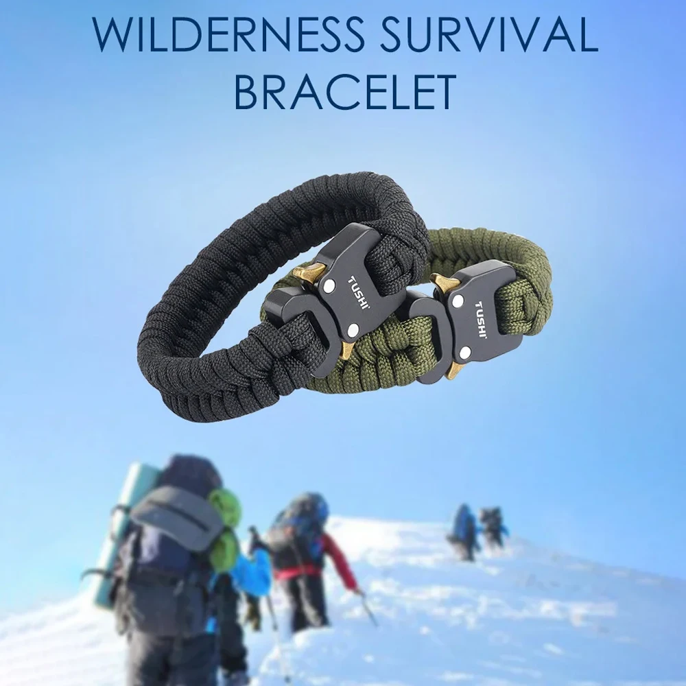 Многофункциональный плетеный браслет MINDGEM для выживания на открытом воздухе