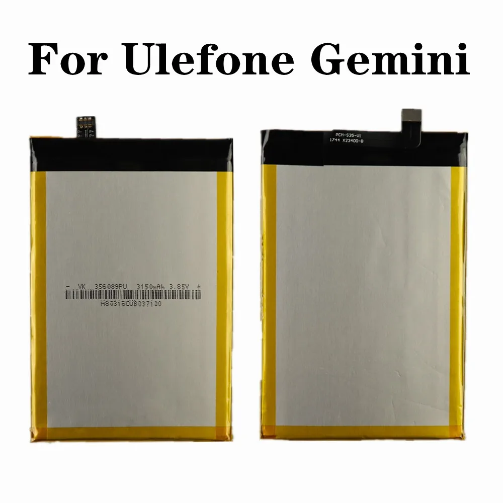 

Высококачественный аккумулятор для Ulefone Gemini 3150 мАч, запасная батарея для телефона