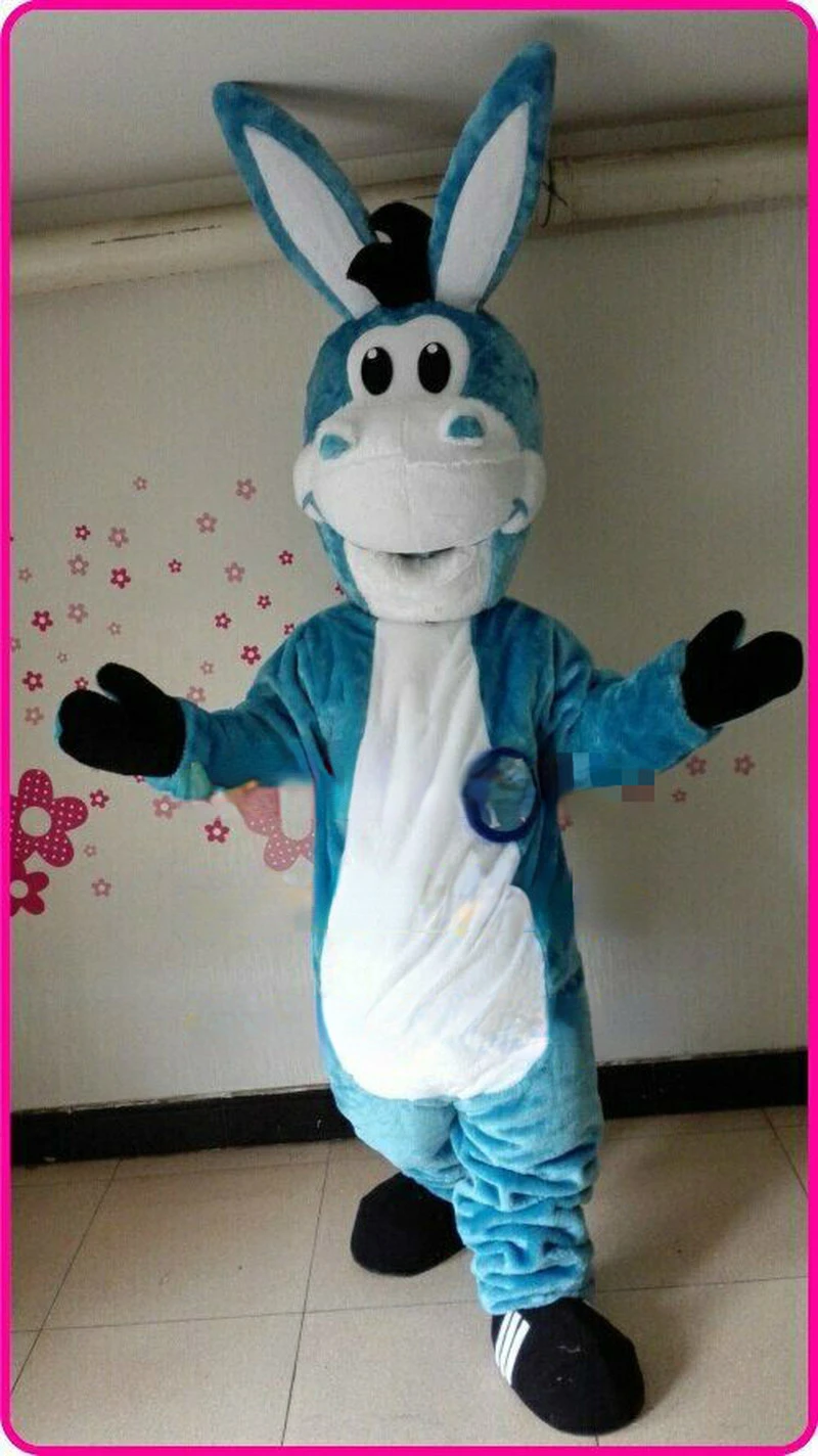 

Donkey Mascot Costume Cosplay Party Game Dress Halloween Suit Interesting Advertising Funny Cartoon Character Unisex Clothing