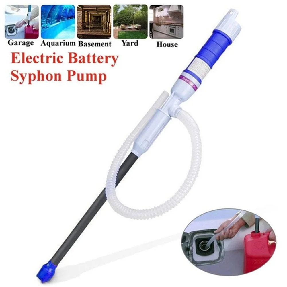 Купи Liquid Transfer Pump Handheld Pump Battery Operated Liquid Transfer Water Gas Tools Petrol Fuel Portable Car Siphon Hose Outdoor за 296 рублей в магазине AliExpress