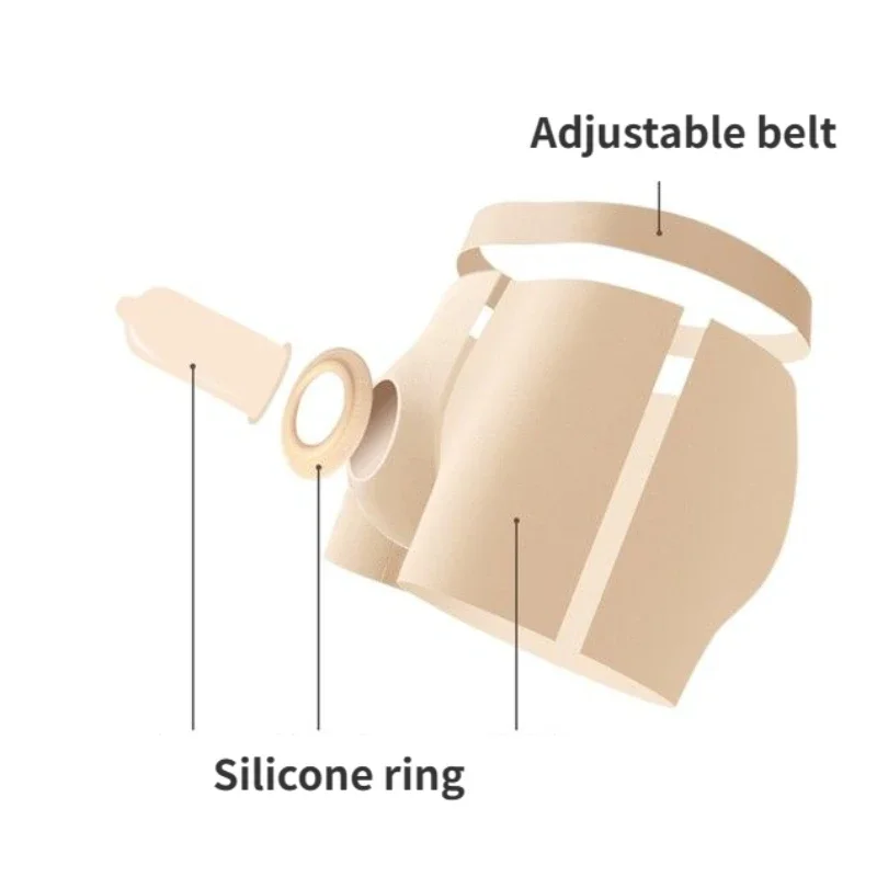 Нижнее белье мужское одноразовое с открытыми отверстиями спереди презервативы
