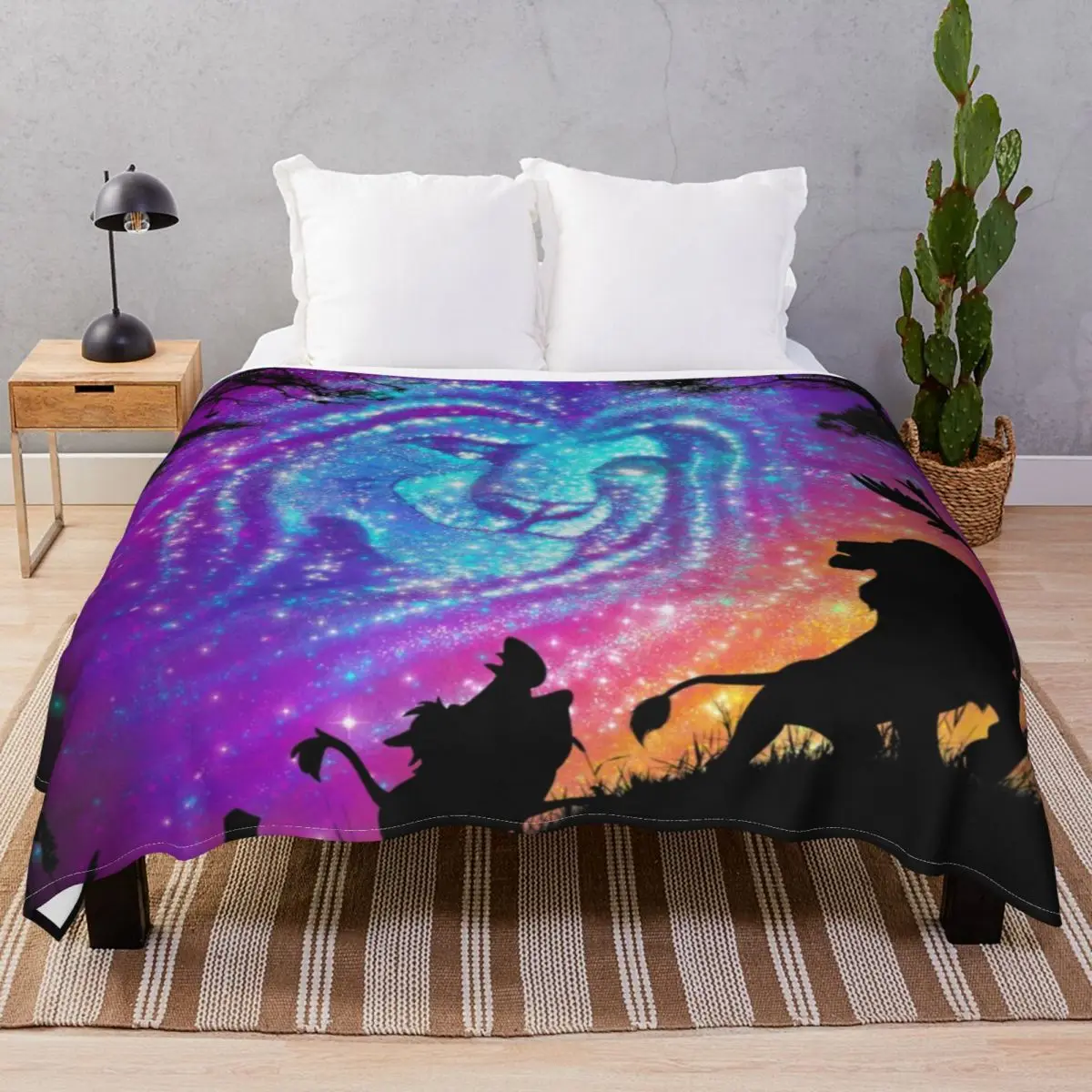 He Lives In You Blanket Flannel Autumn Breathable Throw Blankets for Bedding Home Couch Travel Cinema