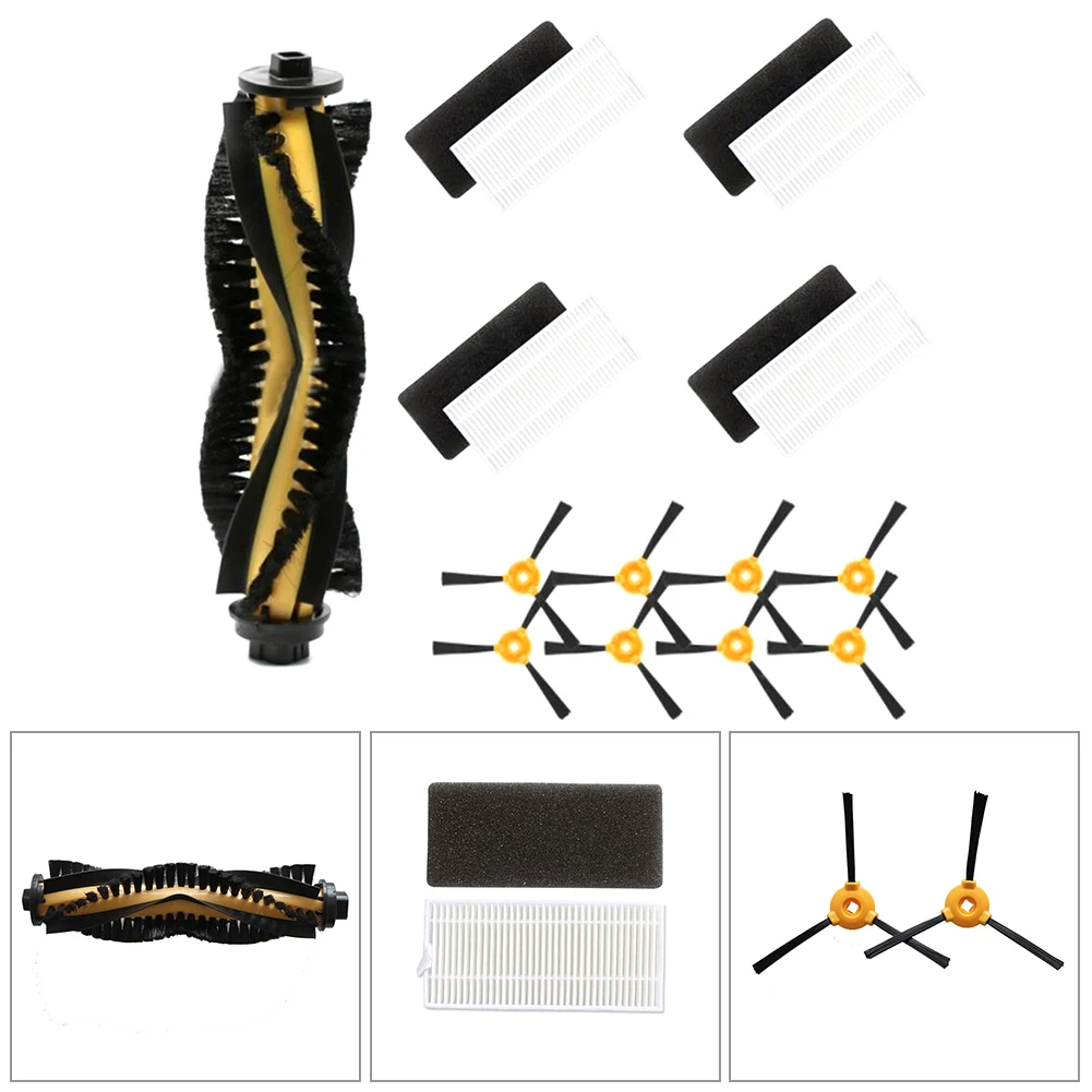 Filter Side Brush Roll Kit For ECOVACS N79T Vacuum Cleaner Parts Household Cleaning Appliance | Дом и сад