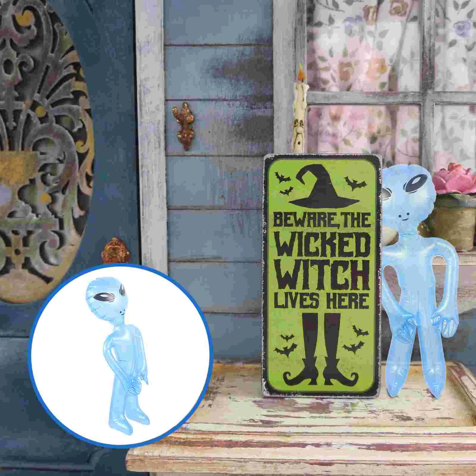 

Reuseable Inflatable Pvc Alien Props Decorations Bandejas Decorativas Para Fiestas Party Supplies