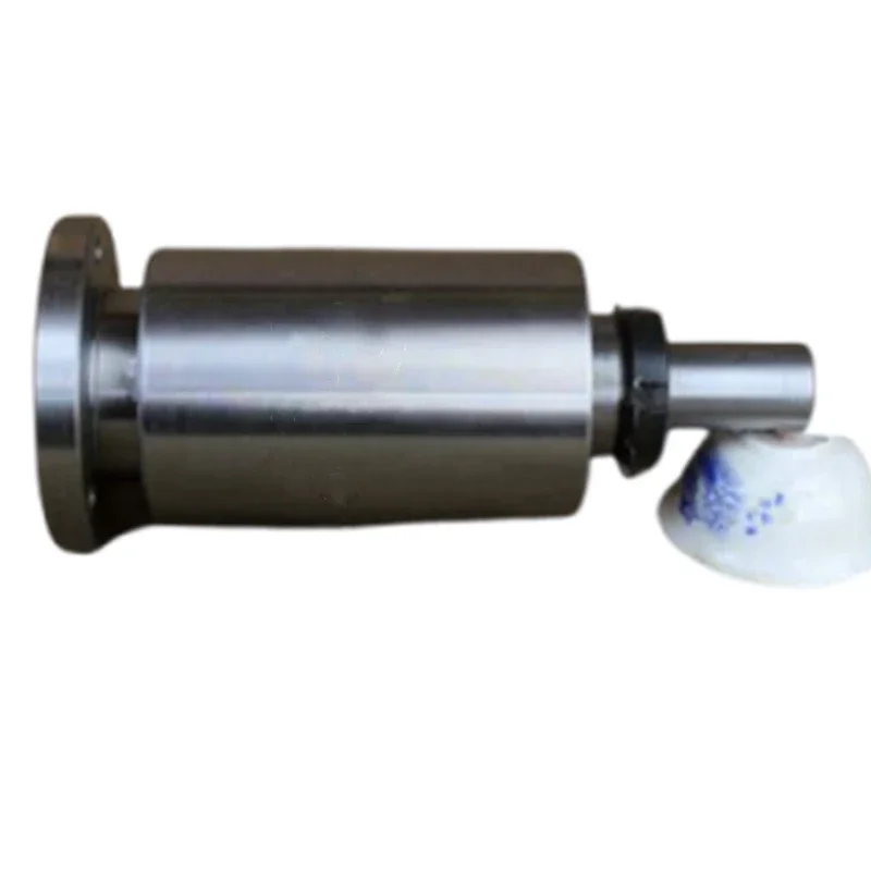 Small lathe spindle high-strength head assembly with flange without chuck tapered bearing