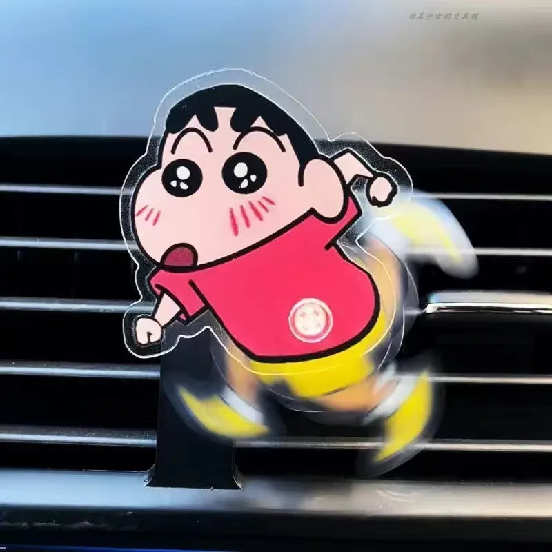 2024 Kawaii Crayon Аниме Новый автомобиль кондиционер украшения Shins Chans мультфильм