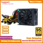 Блок питания для майнинга биткоинов ATX ETH, 1800 Вт, 2000 Вт, 2400 в-110 В, 240 КПД, поддержка 8 дисплеев, GPU для майнинга биткоинов BTC