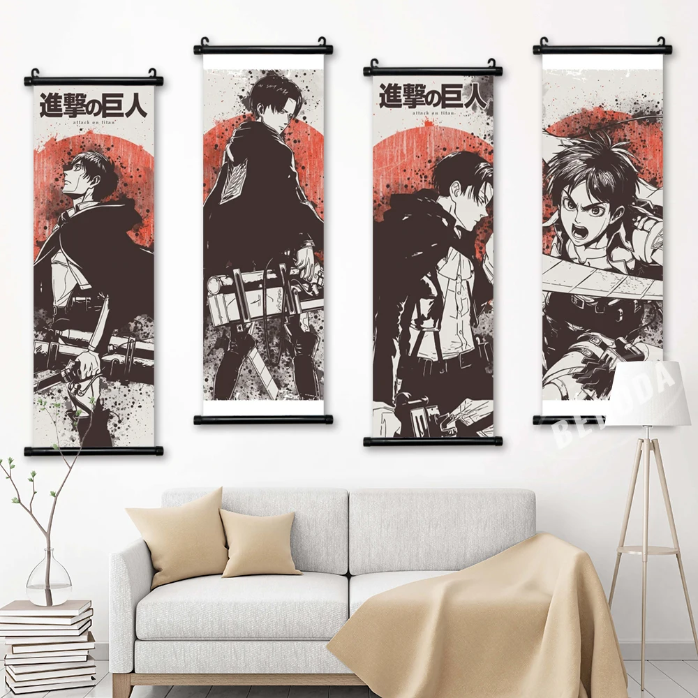 

Картины на холсте «атака на Титанов»