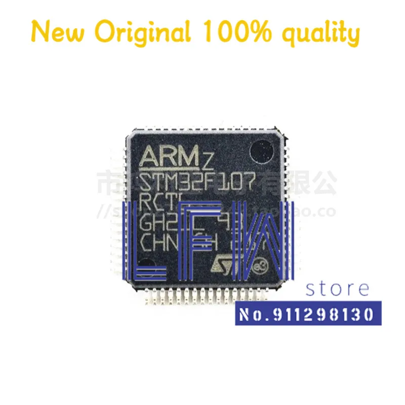 1 шт./лот STM32F107RCT6 STM32F107 RCT6 32F107 MCU LQFP64 Чипсет 100% новый и оригинальный фотографический