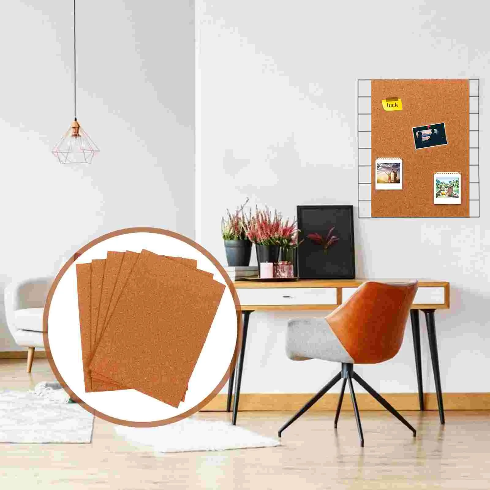 

5 шт. Corkboard A4 бумаги, каркасные гигантские доски для записей, Декоративные искусственные деревянные мини