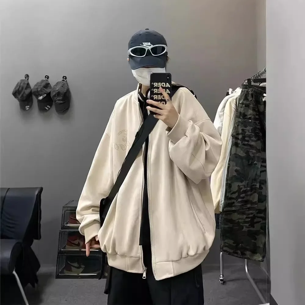 Винтажная бейсбольная куртка в американском стиле для мужчин весна-осень 2024