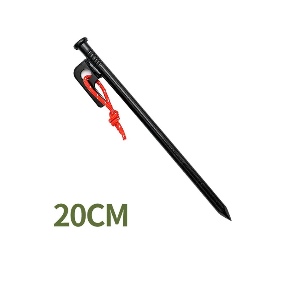 

FREE POST Metal Nail Peg Stakes Tent With Rope Camping Canopy Ground 20/25/30/40cm Beach Parts Replacement 2021ER Newest