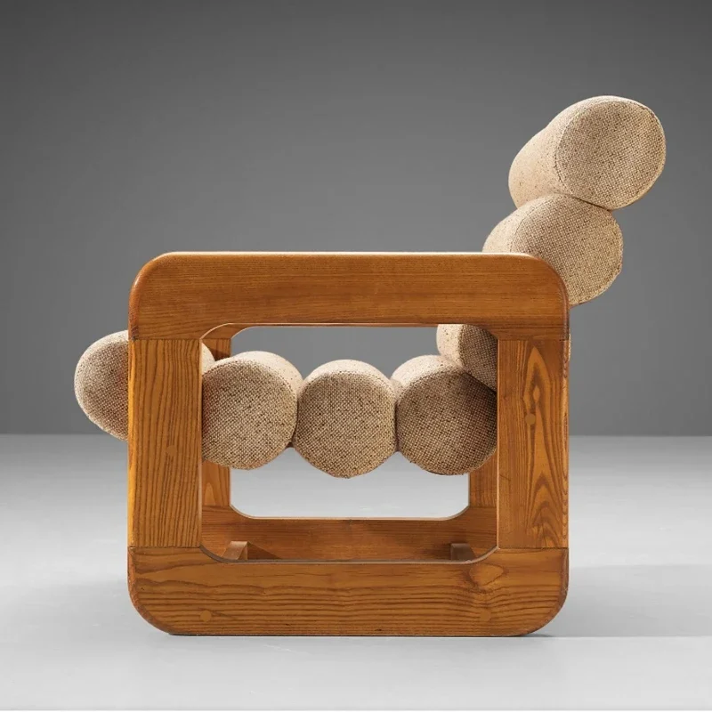 Новый диван для отдыха из массива дерева в скандинавском стиле белое восковое