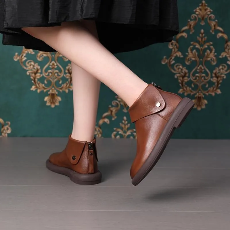 2023 Waterproof Women Snow Boots 100% Genuine Leather Natural Wool Fur Platform Ankle Boots For Women Winter Warm Shoes