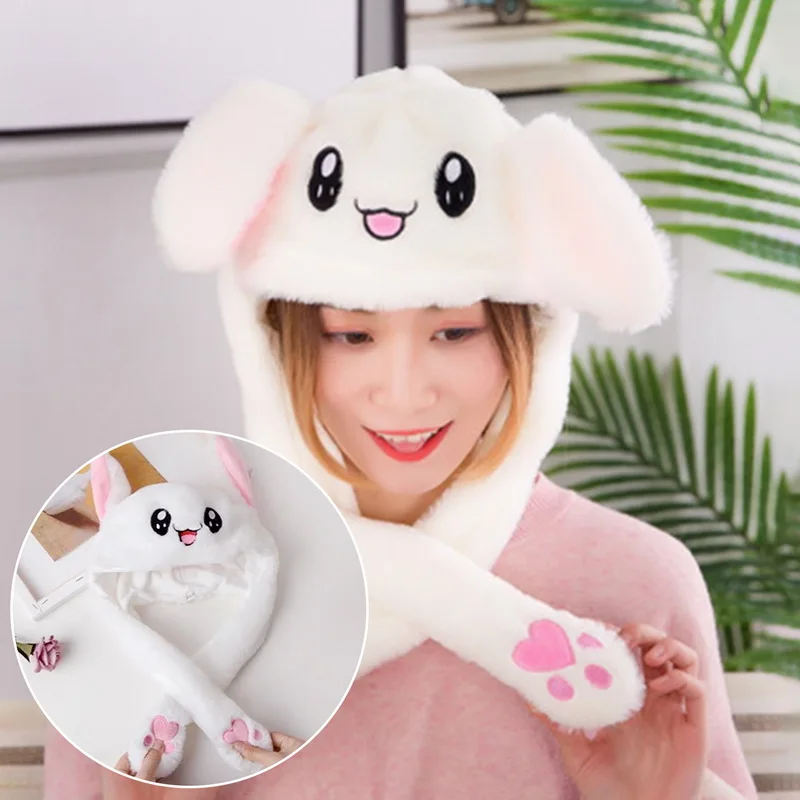 

Creative Cartoon Animal Hat Adult And Kids Cute Moving Plush Hats Forest Animal Cosplay Party Headdress Headgear