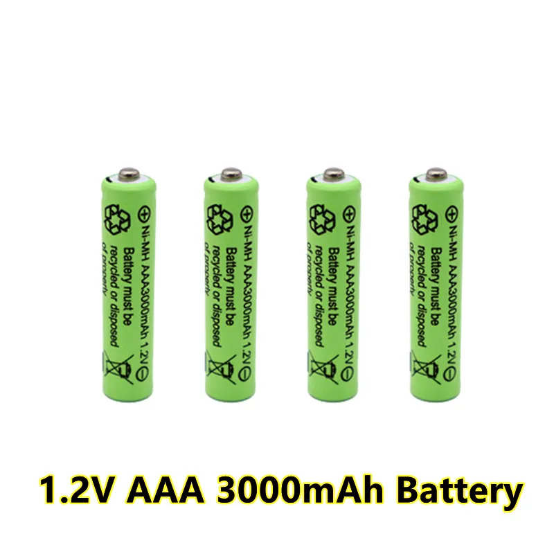 

2021 New 3000mAh 1.2V AAA NI-MH Rechargeable Battery For Flashlight Camera wireless mouse toys Pre-Charged Batteries