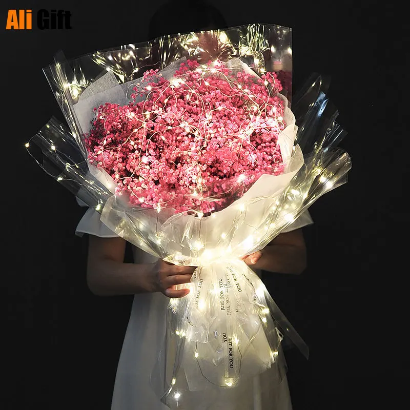 

All Over The Sky Dried Flowers Real Flowers Natural Air-dried Bouquets Christmas Gifts Eternal Flowers Red Roses Birthday Gifts