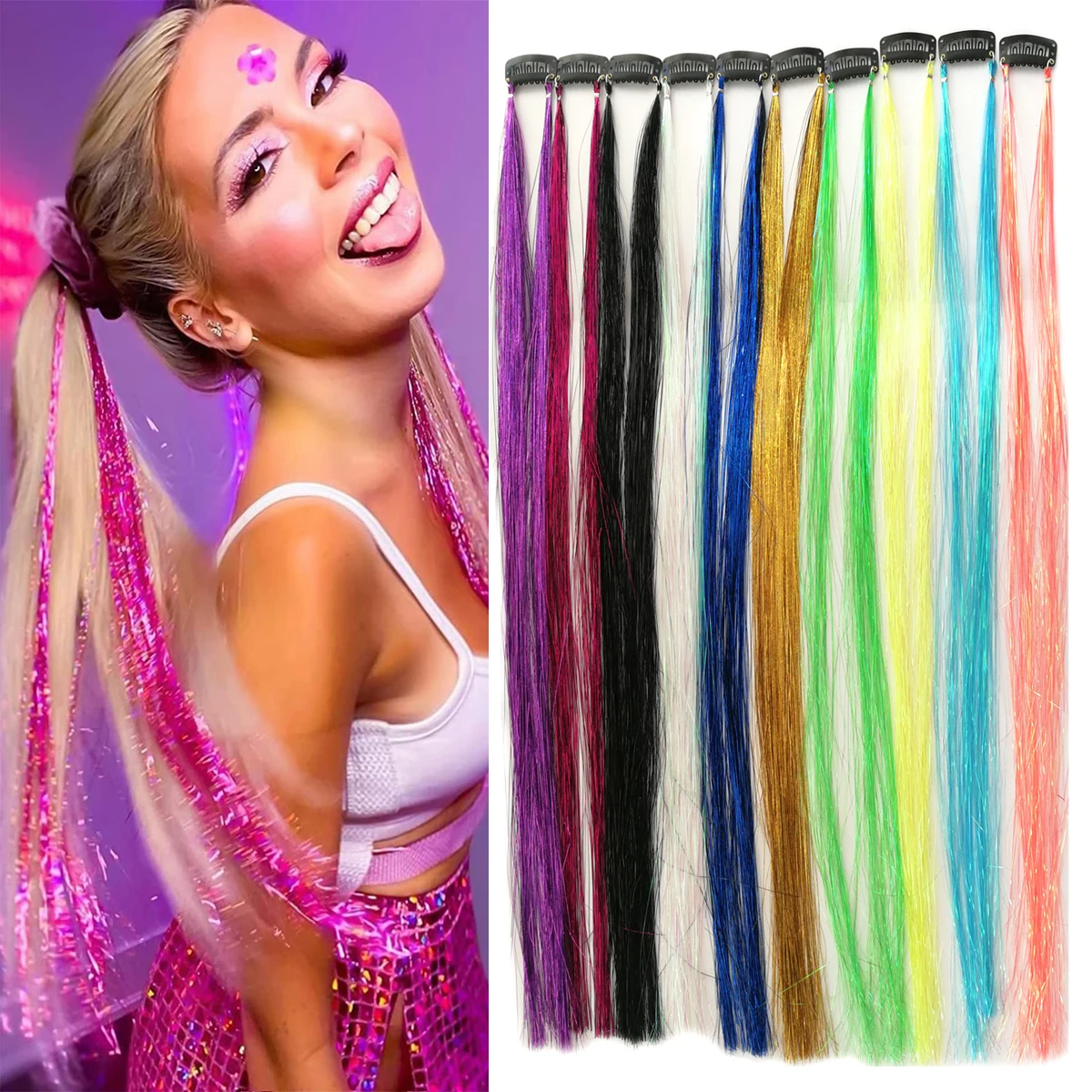 Аксессуары для волос блестящие девочек 18 дюймов |