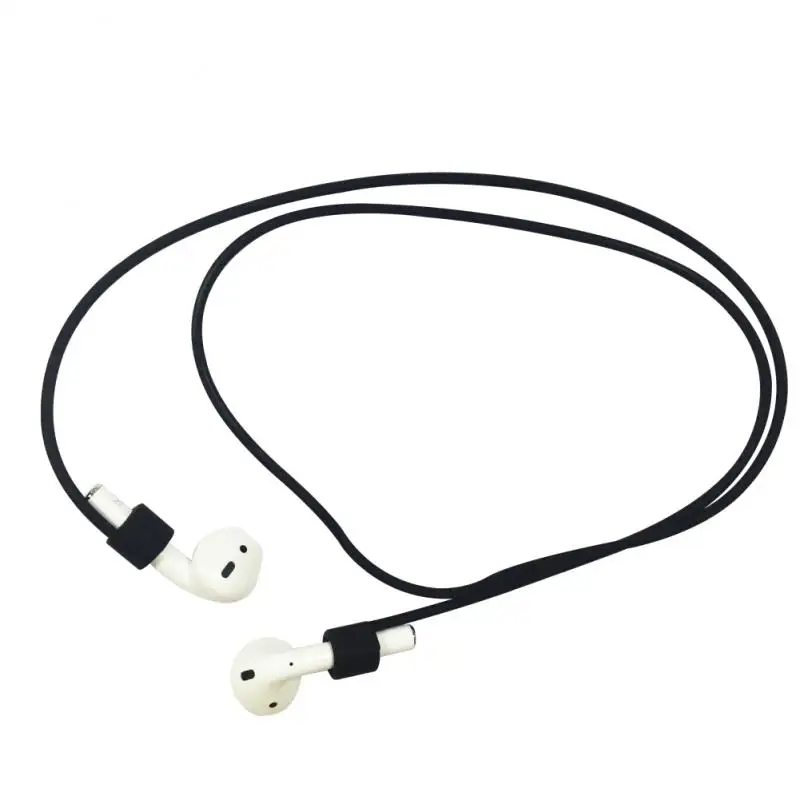 Anti-Lost Silicone Earphone Rope Holder Cable for Airpods TWS Wireless Headphone Neck Strap Cord String Accessories