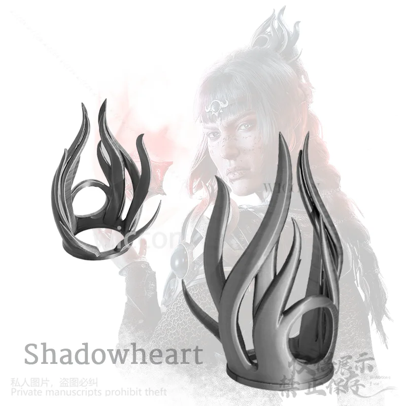 Аниме Shadowheart Baldurs головной убор косплей ворота 3 костюм фантазия маскировка для