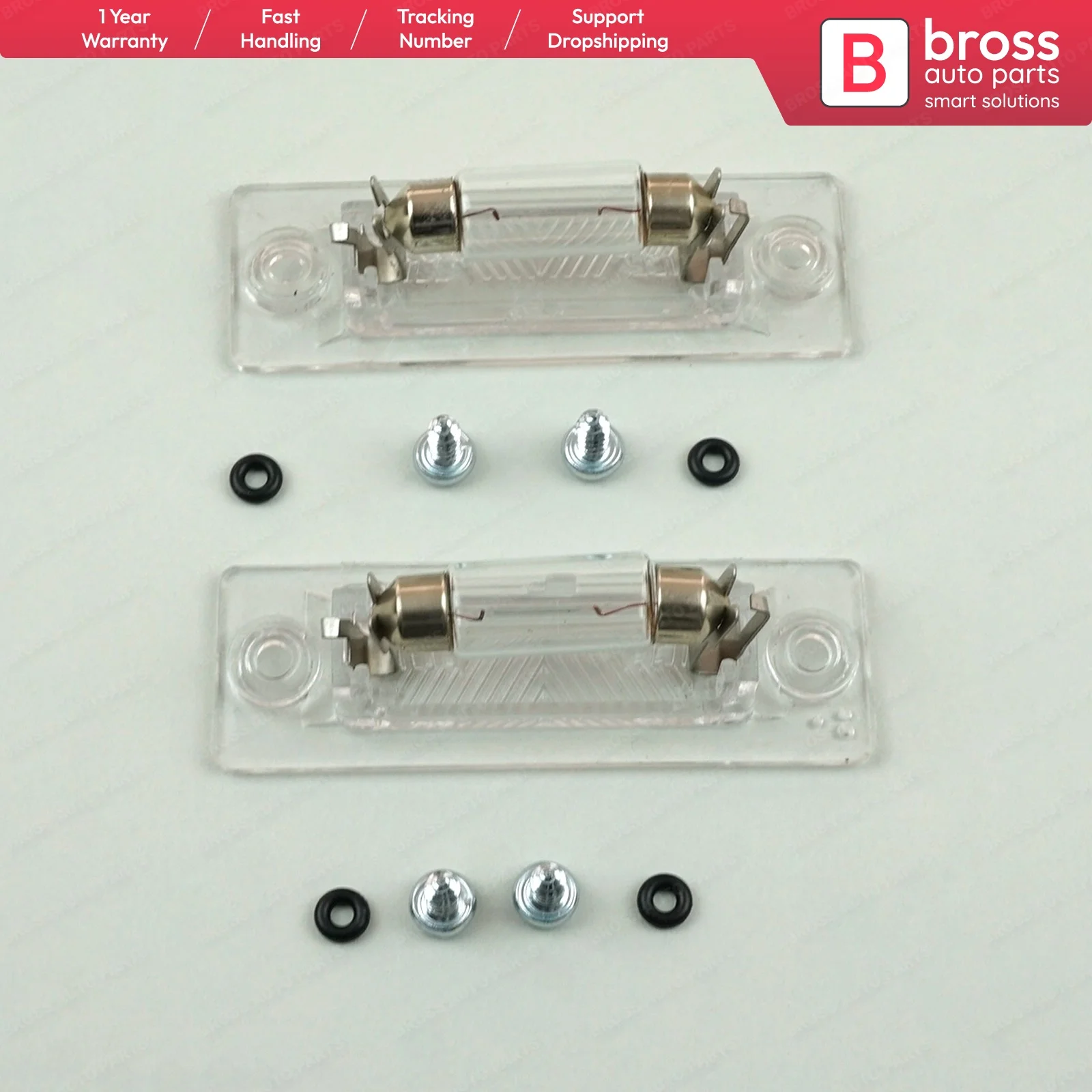 

BSP696FBA 2 Pcs Rear Number License Plate Lights 3B5943021E For Jetta Passat Sedan Caddy Transporter T5 Superb Shipping From UK