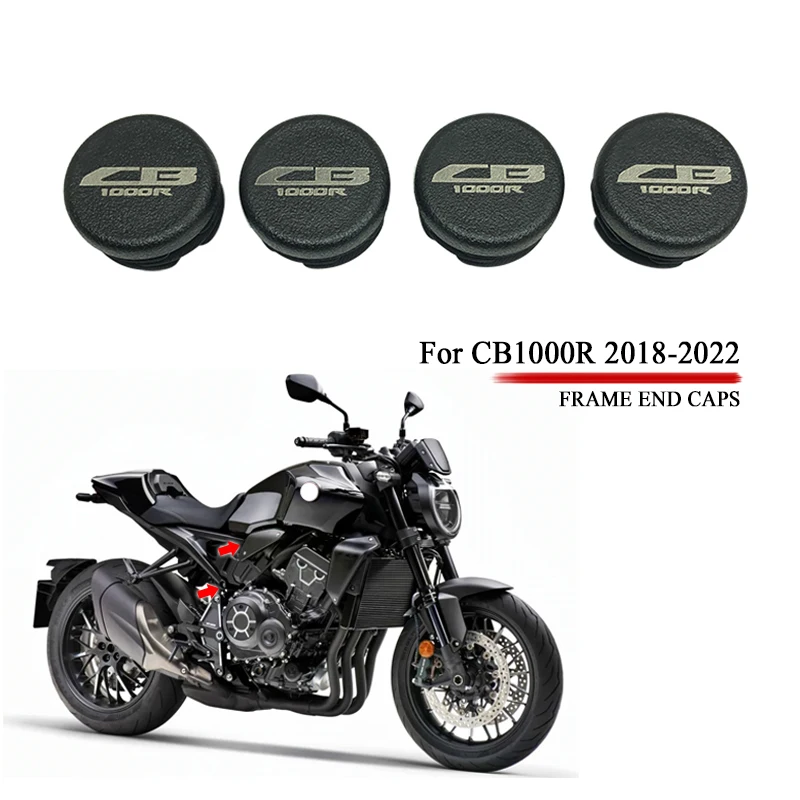 

For Honda CB1000R CB 1000R CB1000 R CB 1000 R 2018-2022 2020 2021 Motorcycle Frame Hole Cover Caps Plug Decorative Frame Cap Set