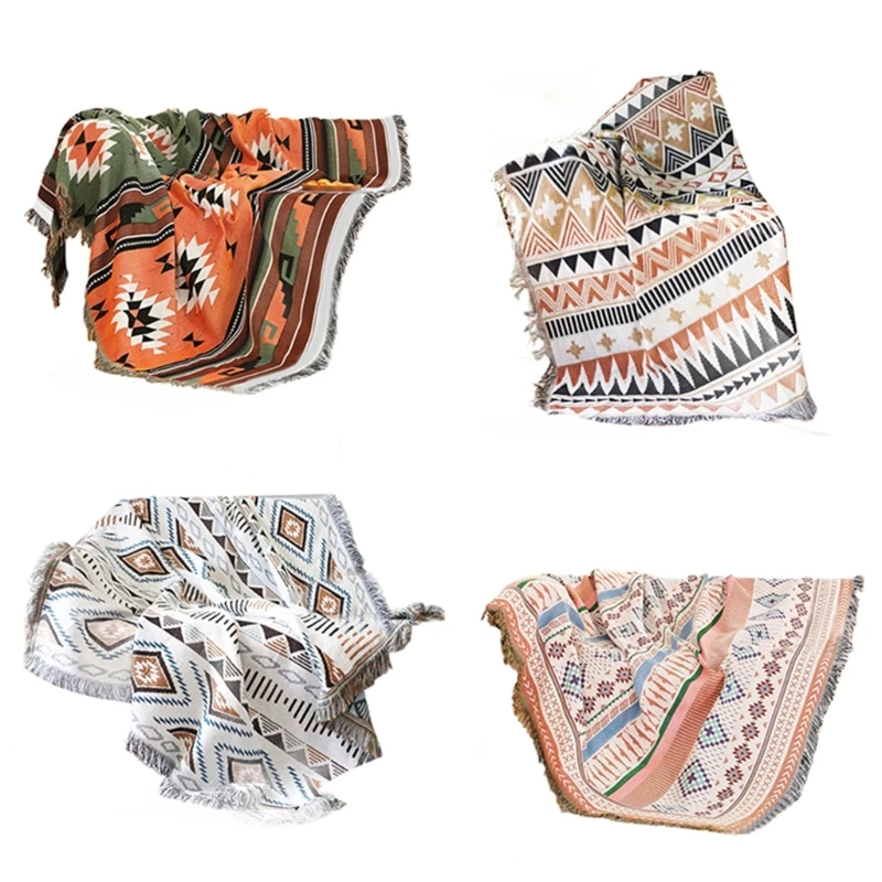 

Sofa Blanket Bohemian Outdoor Decorative Cover Blankets Decorations