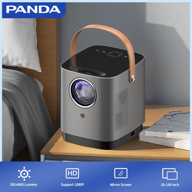 

Портативный мини-проектор PANDA RD-853 с поддержкой Wi-Fi 1080P, проектор для домашнего кинотеатра