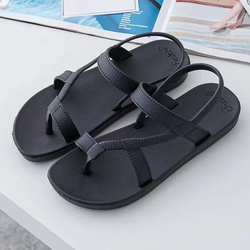 

Summer Rome Women Sandals Fashion Open Toe Narrow Band Soft Sole Flats Sandalias Ladies Casual Outdoor Beach Gladiator Shoes