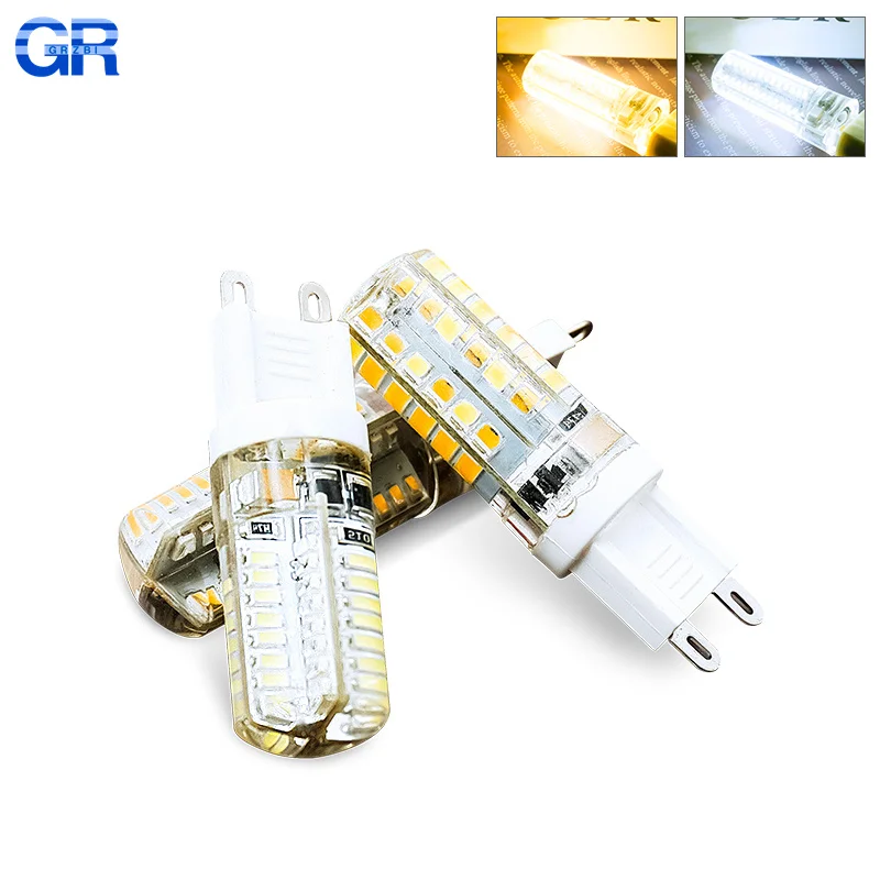 1-8 шт. G9 LED SMD 3014 Лампа 7 Вт 9 10 12 Светодиодная лампа переменного тока 220 В-240 В Lampada 2835smd