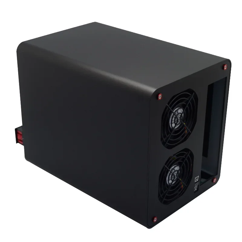 Фото Корпус RGeek 5 Bay Hot Swap из алюминия для мини-ПК ITX, облачного хранилища NAS, сервера для хранения HDD №5
