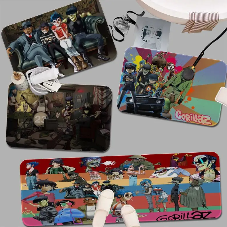 

Gorillaz Room Mats Washable Non-Slip Living Room Sofa Chairs Area Mat Kitchen Toilet Rug