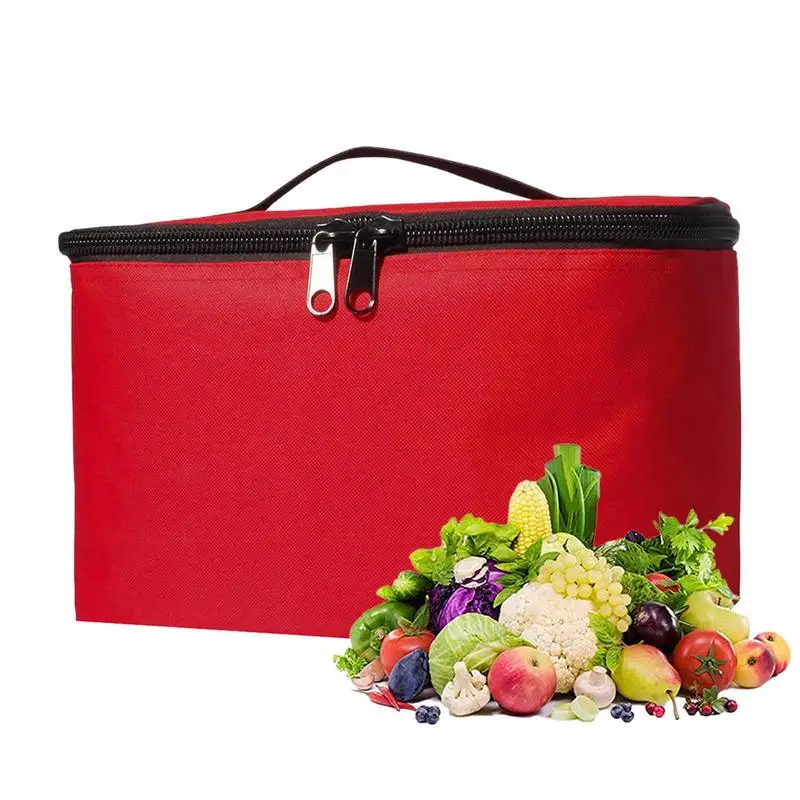 

Thermal Food Bag High Capacity Insulated Catering Bag Reusable Catering Supplies For Camping Hot And Cool Food Drinks Beverage