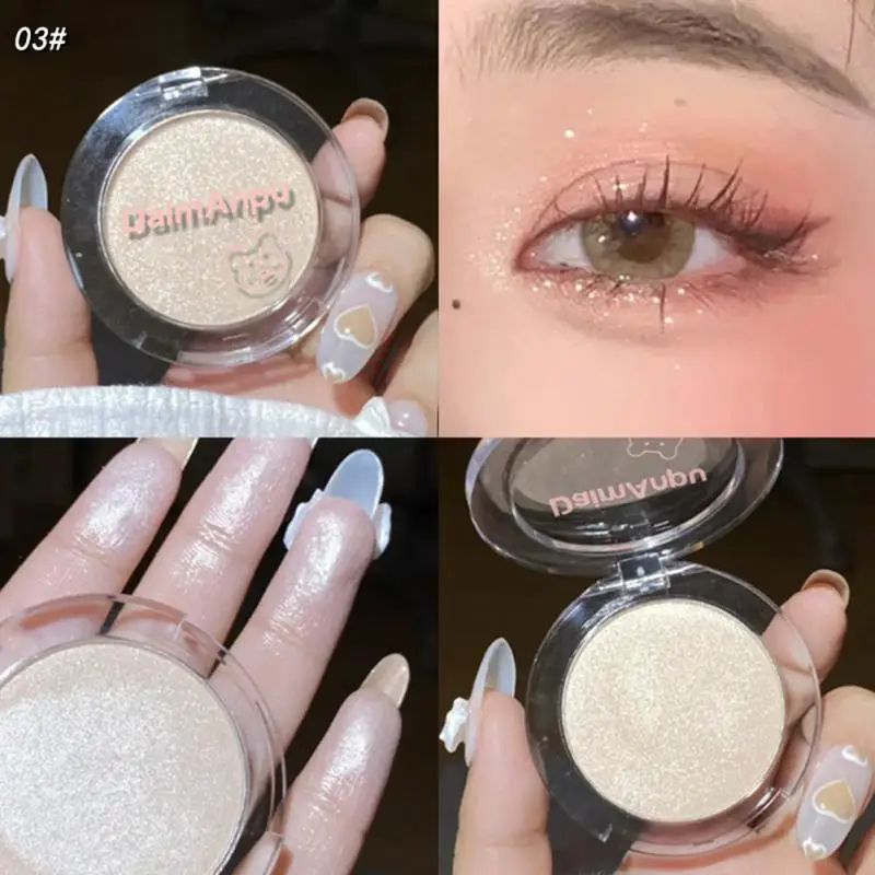 

Three-dimensional Eyeshadow Palette Shimmer Repair High Light Monochrome Pearlescent Eye Shadow Eye Makeup Female Cosmetics New