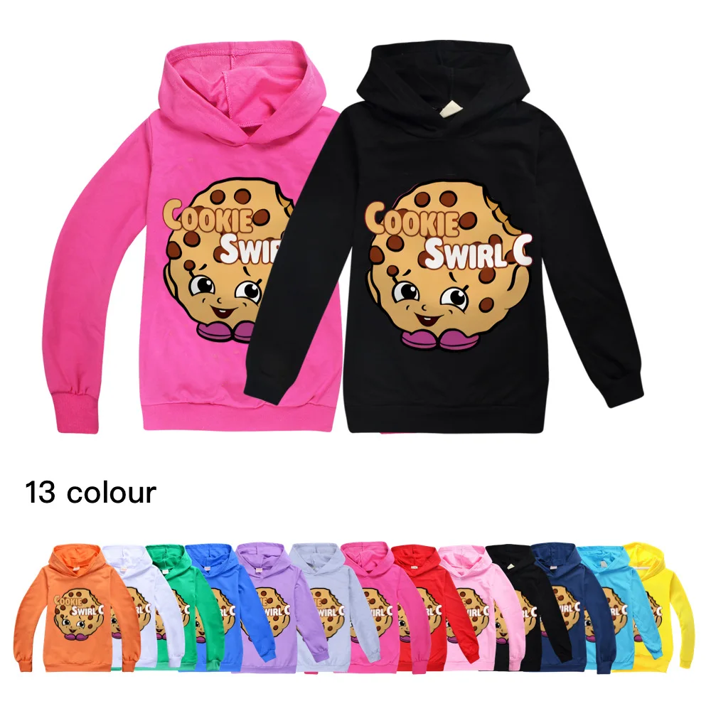 

Cookie Swirl C Kids Clothes Girls 2 To 16 Teenage Children's Wear Hooded Top Sweatershirt Graphic T Shirts Boy Kawaii Clothing