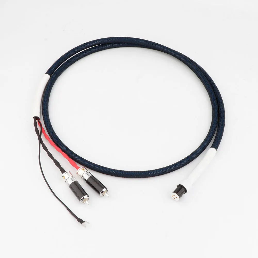 Tonarm Cable 5 Pin DIN & RCA Phono Turntables Analog with OFC silver plated cable | Audio Video Cables