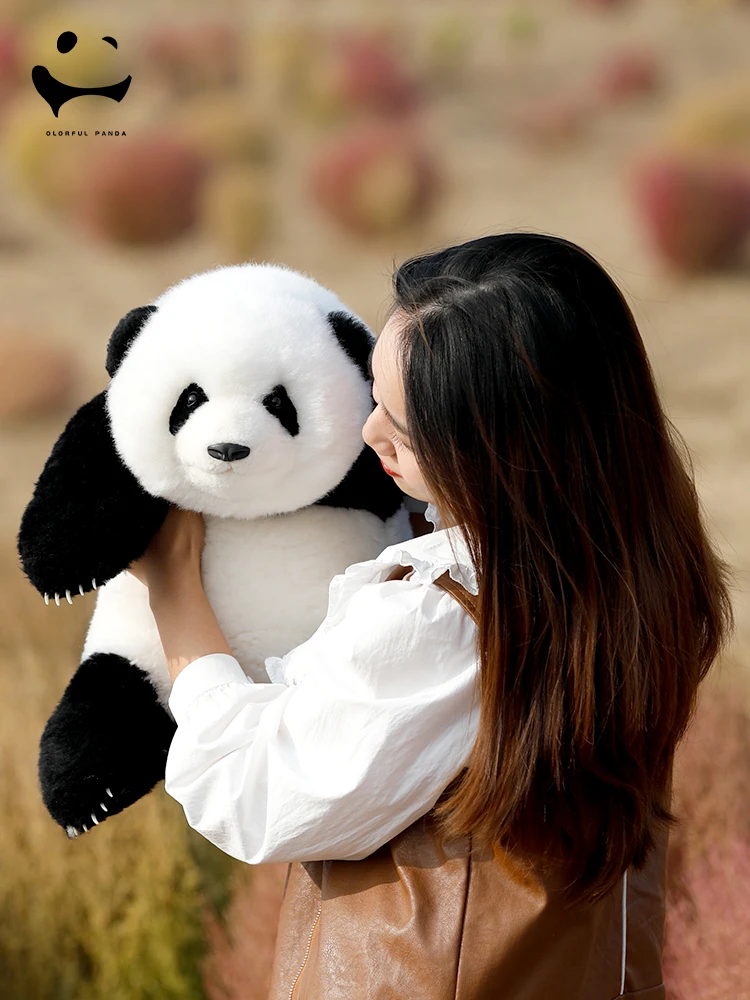 

2023 Graduation Photo Props Photography Wedding Decorate Photocall for Weddings Luxury Sheepskin Simulated 5 Months Old Panda