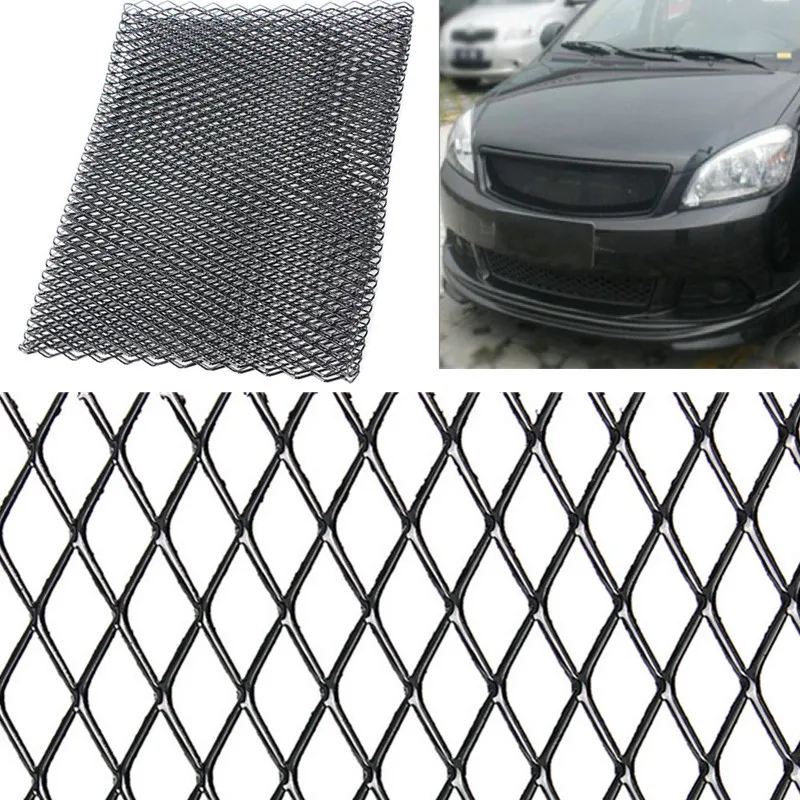 

Universal Black/Silver Aluminium Racing Grille Mesh Vent Car Tuning Grill 100cm x 33cm