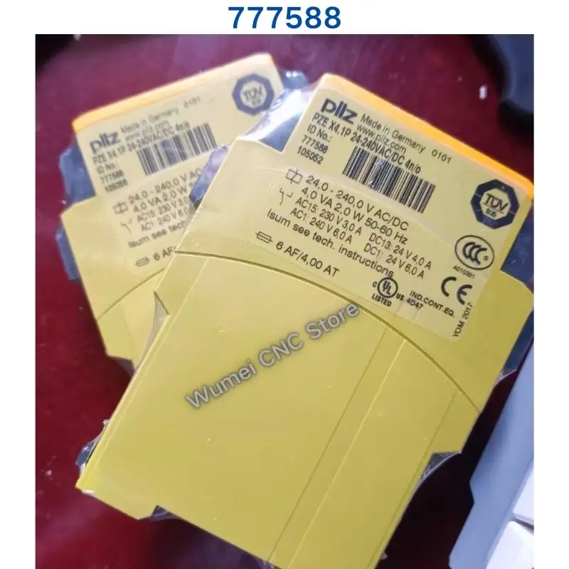 новое реле PILZ PZE X4.1P 777588
