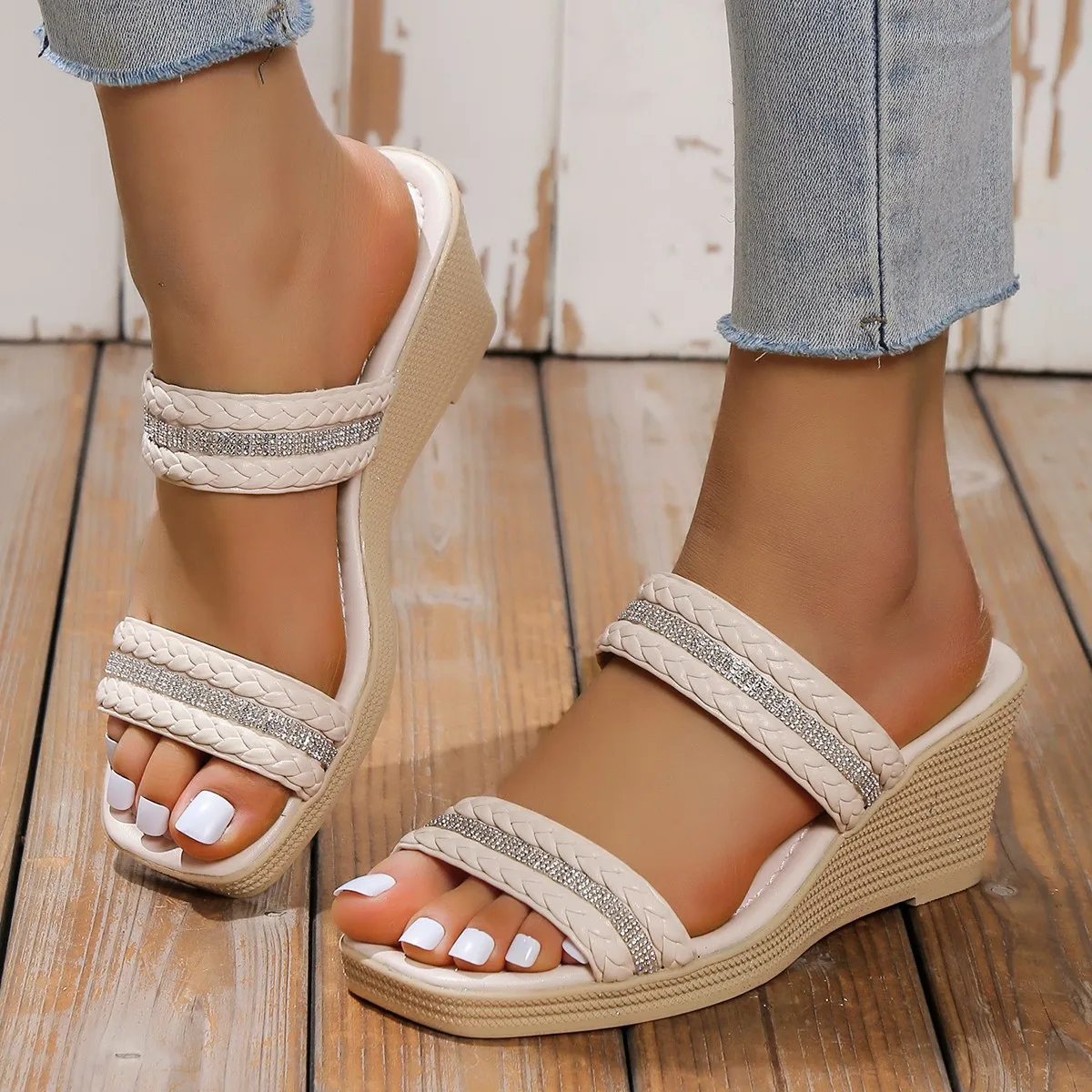 

Кожаные сандалии, новинка, сандалии с открытым носком, женские модные сандалии, женская обувь, модель 2023 года