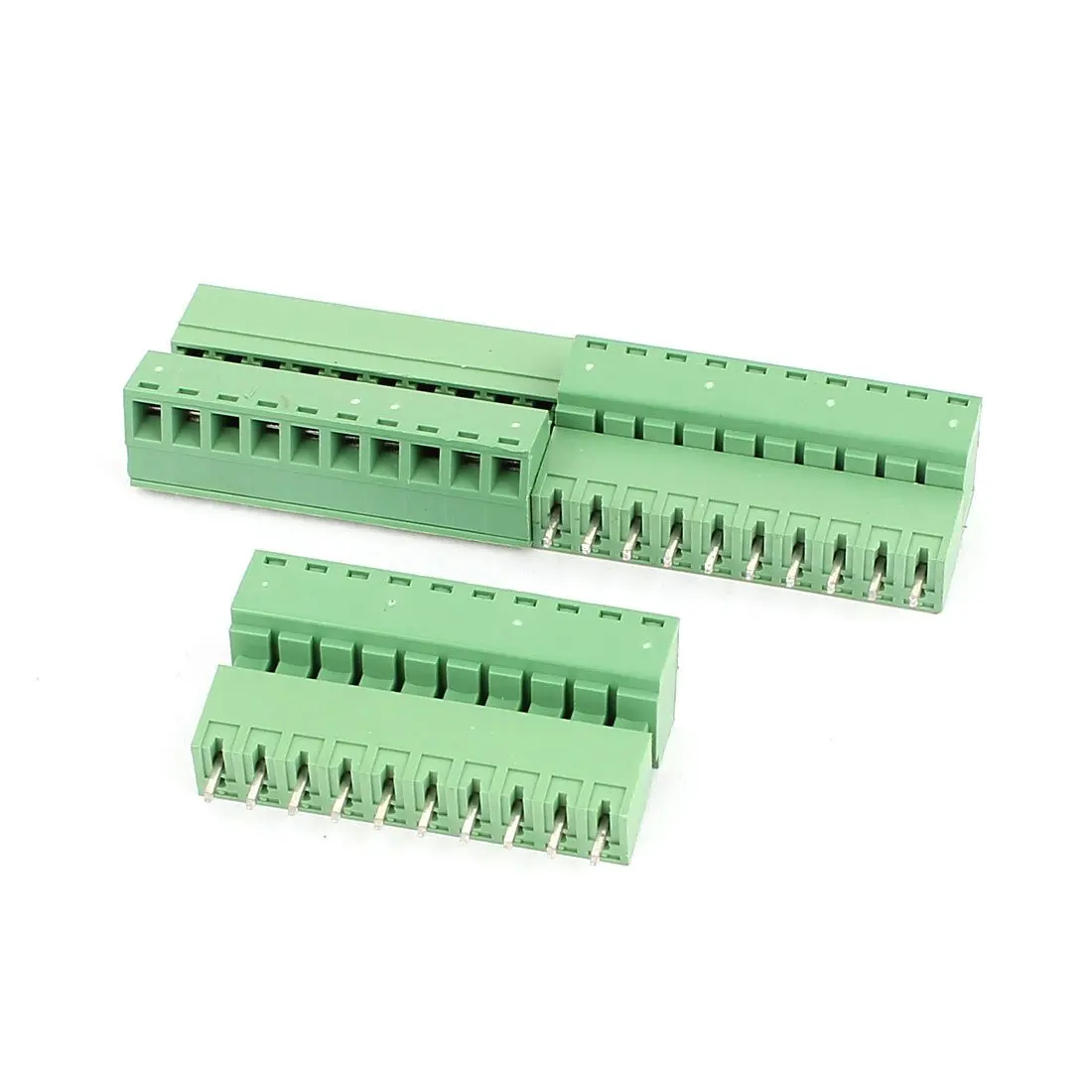 

3.81mm Phoenix Connectors 3 Pairs 10P 3.81mm Spacing PCB Screw Terminal Block Connector 300V 8A